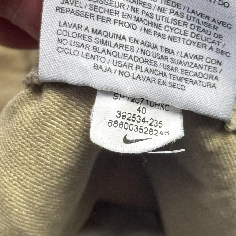 Nike Golf Shorts Mens 40 Beige Athletic Pockets Moisture Wicking 10